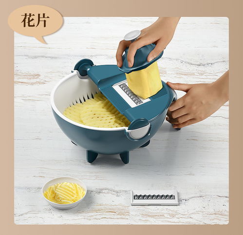 現代廚房中的多功能切菜神器 從土豆絲到瀝水籃的烹飪革新